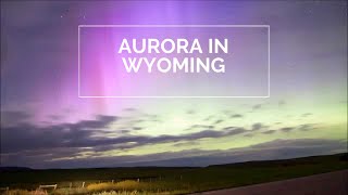 preview picture of video 'Aurora dances in the night sky in Wyoming'