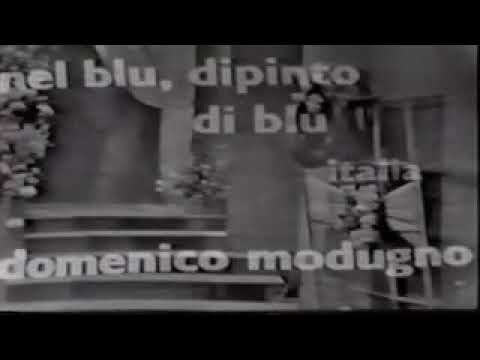 01) Italia Domenico Modugno - nel blu, di pinto di blu (Eurovisão 1958) Italy in Eurovision 1958