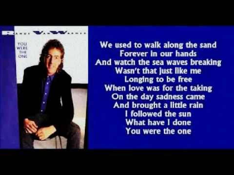 Randy VanWarmer - You Were The One ( + lyrics 1990)