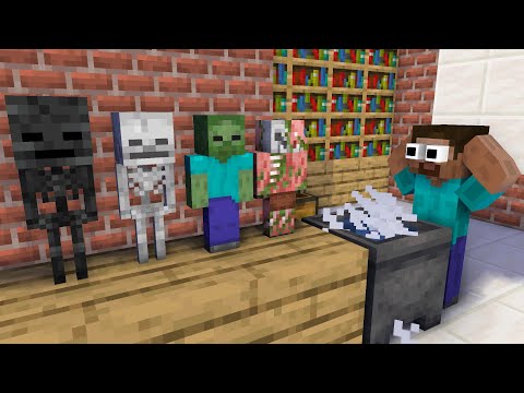 Shulker - Minecraft Animations - Monster School : Baby Brewing Challenge - Minecraft Animation