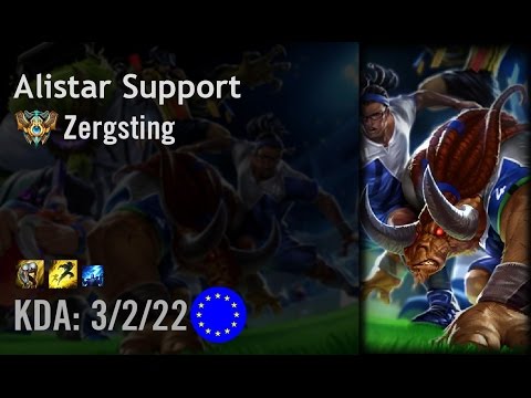 Alistar Support vs Taric - Zergsting - EUW Challenger Patch 6.10