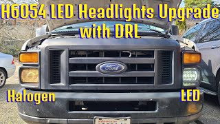 How to install H6054 LED Headlights Upgrade with DRL