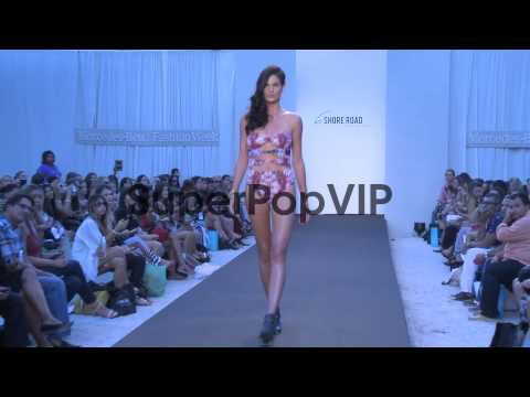 Models walk the runway during 6 Shore Road - Mercedes-Ben...