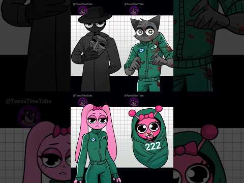 Sprunki x Squid game compilation #squidgame #sprunki