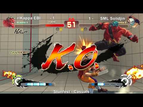 USF4 FT5 - r/Kappa EBI vs SML Solidjin - Stunfest 2015