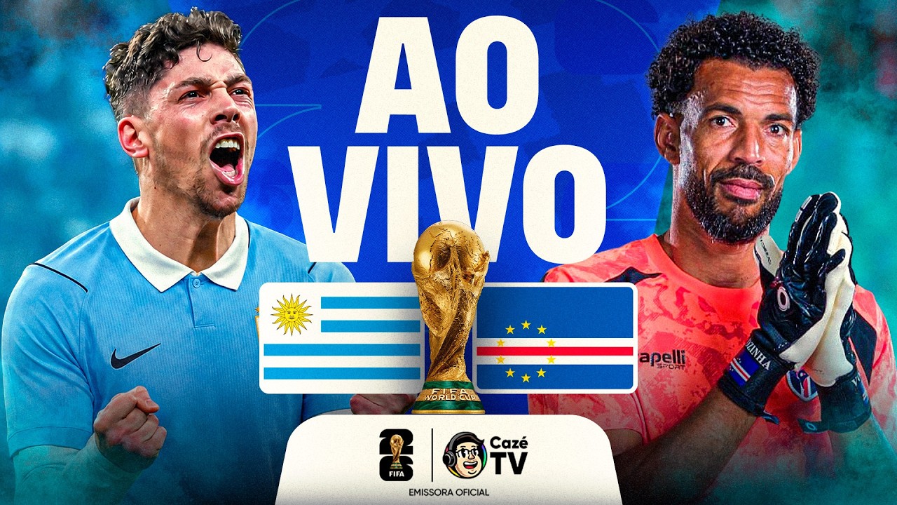 AO VIVO: URUGUAI X CABO VERDE | COPA DO MUNDO FIFA™ 2026 | 2ª RODADA | FASE DE GRUPOS