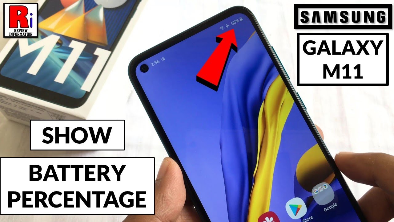 How to Show Battery Percentage on Samsung Galaxy M11