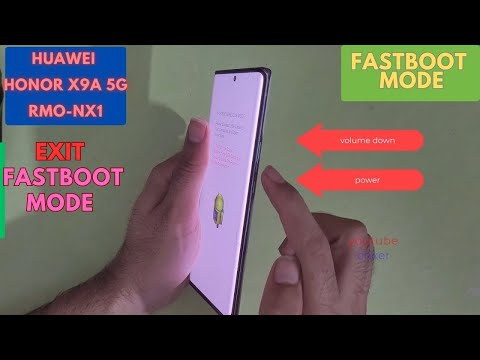 Huawei HONOR X9A 5G RMO-NX1 FASTBOOT MODE - exit fastboot mode huawei
