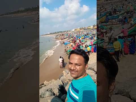 Sunday morning at the kovalam beach||Chennai