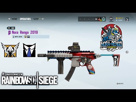 Nora Rengo Weapon Skin - Rainbow Six Siege