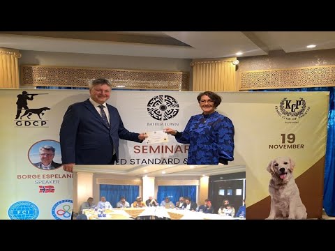 19 November || Seminar Breed Standard & Traits Of Golden Retriever Bahria Grand Hotel Lahore ||