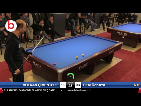 VOLKAN ÇİMENTEPE & CEM ÖZKAYA Bilardo Maçı - KARADENİZ ŞAMPİYONASI - FİNAL ETABI-YARI FİNAL