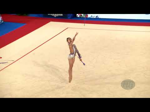 SAMADOVA Narmina (AZE) - 2019 Rhythmic Junior Worlds, Moscow (RUS) - Qualifications Clubs
