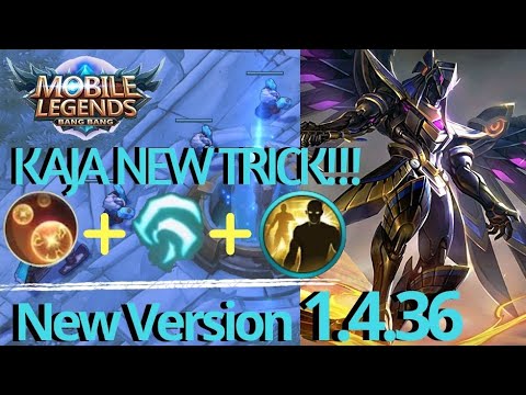 KAJA NEW TRICK, 2nd Skill combo || Mobile legends new version partch1.4.36