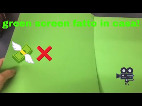 Come creare un green screen fatto in casa