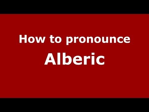 How to pronounce Alberic