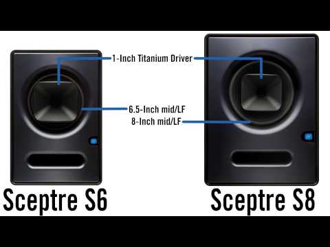 Monitor Da Studio PreSonus Sceptre S8 CoActual - 2 Vie, Woofer 8", Tweeter Titanio, 90W Classe D