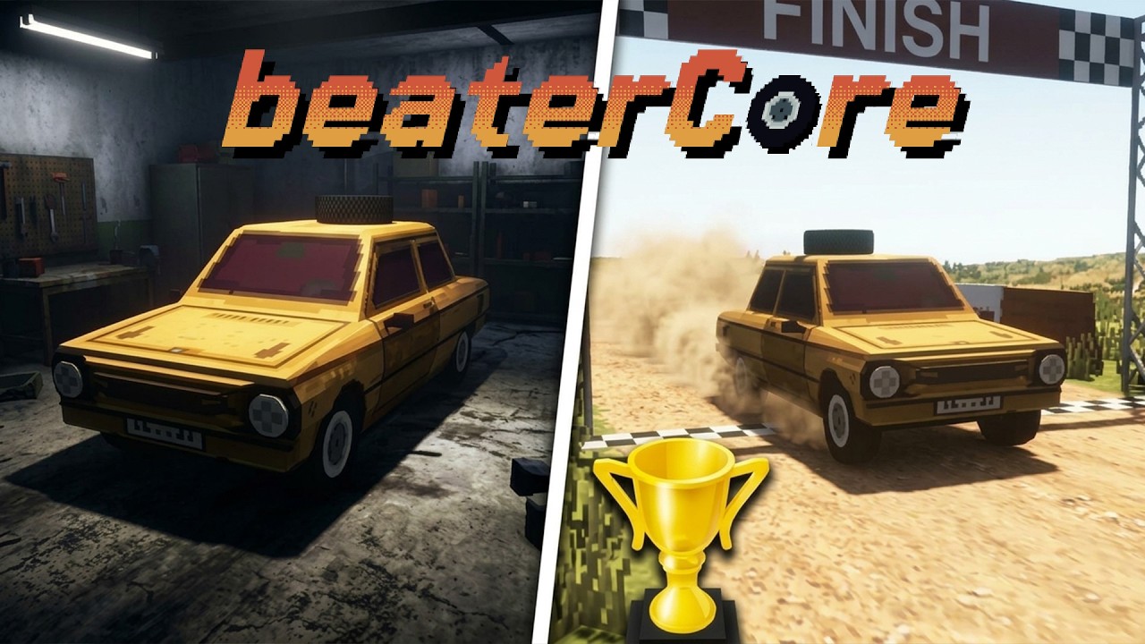 COLOQUEI O CARRO VELHO DO MEU AVÔ PRA BRILHAR NA PISTA! - BeaterCore #2