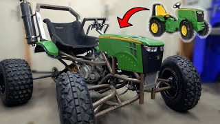 40 HP Toy tractor build part 3 - engine and more!