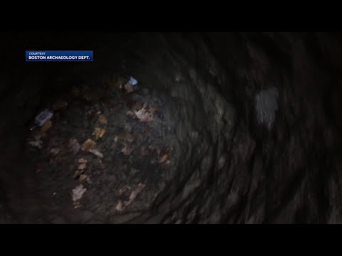 Archaeologists find 19th century well inside Boston sinkhole