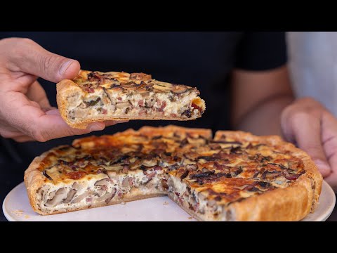 Quiche forestière aux champignons | La tarte d’automne ultra gourmande et facile