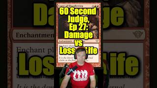 STARTING to understand, but this one was a doozy. Damage effects vs loss of life effects. #mtg