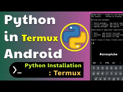 Python Installation Android Termux Hello World Program Python Android Termux Termux