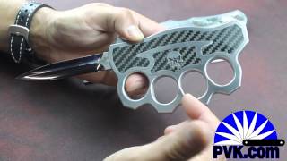 BURN Razor Knuckle Knife (Review brass knuckles)