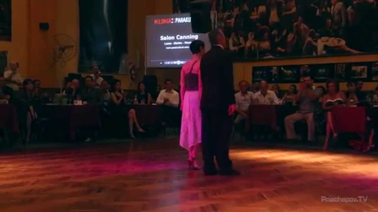 Jimena Salzman y Fernando Gordillo, Buenos Aires, 3-3, Salón Canning -Milonga Parakultural