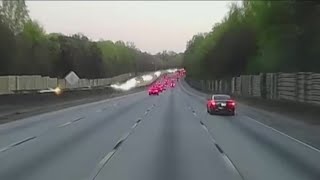 Video | Cars shoot at each other while speeding down I-285 in DeKalb County