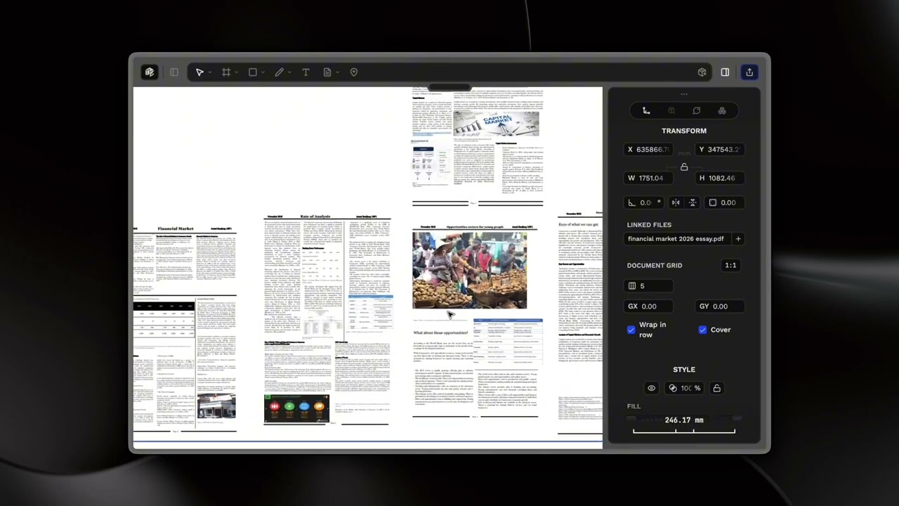 Granular PDF Integration and Layout Management