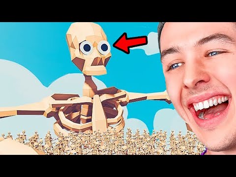 100 MEGA SKELETONS VS GODS *TABS*