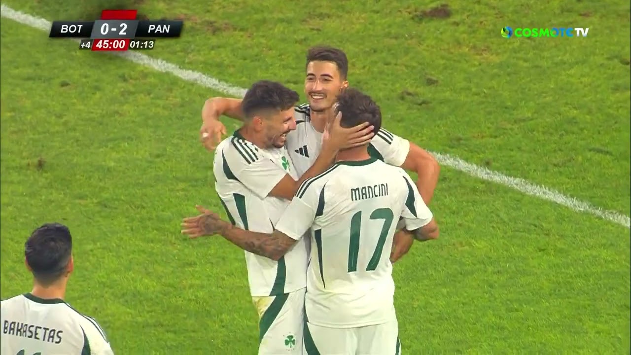 Highlights: Botev Plovdiv – Panathinaikos 0-4 | pao.gr
