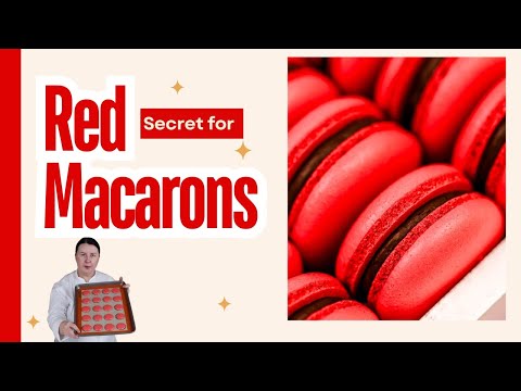 The Secret to Perfectly Red Macarons