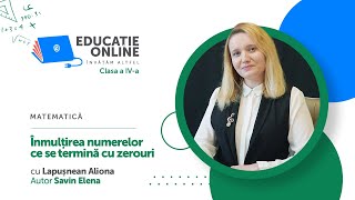 Înmulțirea numerelor ce se termină cu zerouri