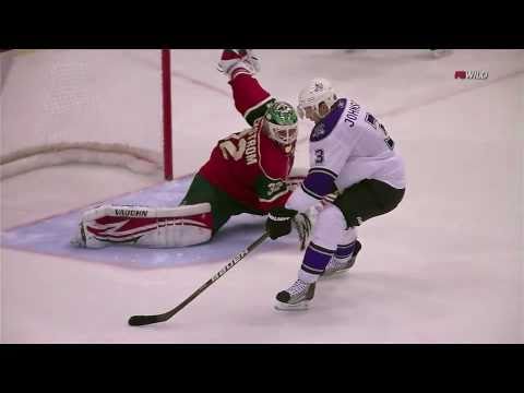 Niklas Backstrom stuns Jack Johnson in shootout 2/1/11