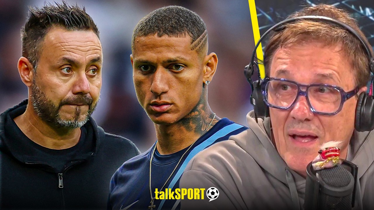 "SPOT ON!" Tony Cascarino PRAISES Roberto De Zerbi for AXING Richarlison from the Spurs Squad!