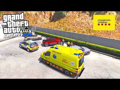 CICLISTA con BAJA de AZUCAR en la CARRETERA - SEM | (LSPDFR #956)