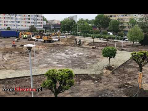 17.05.2019 Oleśnica - przebudowa pl. Zwycięstwa w Oleśnicy