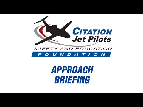 CJP Safety Foundation  - APPROACH BRIEFING