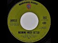Labelle- Morning Much Better