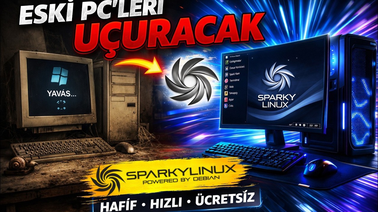 Windows Yerine Hafif Linux | Sparky Linux Rehberi