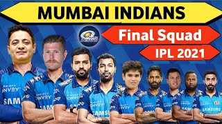 IPL 2021 - Mumbai Indians Final squad | Mumbai Indians