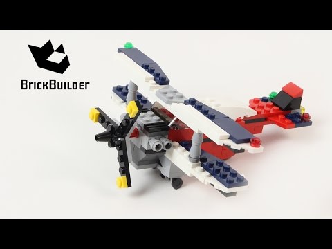 Vidéo LEGO Creator 31020 : L'avion à double hélices