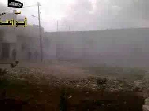 التصدي لقوات النظام والطيران الحربي من قبل لواء أبو العلمين في مدينة مورك في ريف حماة