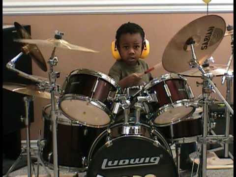 The Who - Won't Get Fooled Again, Drum Cover, 4 Year Old Drummer Jonah Rocks video thumbnail