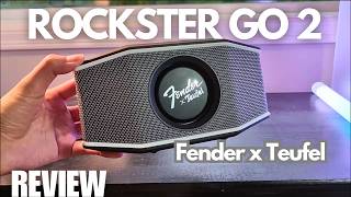 REVIEW: Fender x Teufel ROCKSTER GO 2 Portable Bluetooth Speaker - Retro Classic Style!