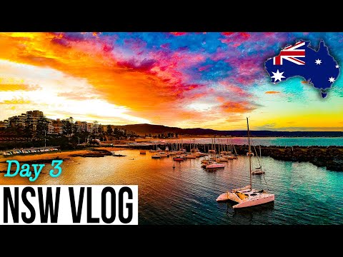 Vlog NSW Day 3 -  Sea Cliff Bridge, Keira look out, Wollongong epic drone footage