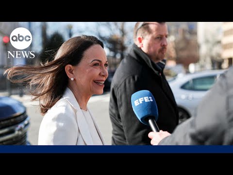 Trump meets with Venezuelan opposition leader Maria Corina Machado