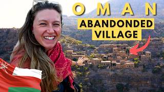 Discovering A 1000 Year Old Abandoned And Hidden Village in Oman! (Jabal Akhdar)  🇴🇲